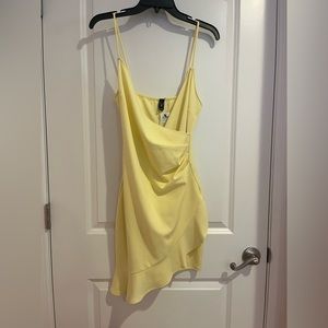 New Yellow Windsor Ruffle Dress with tags